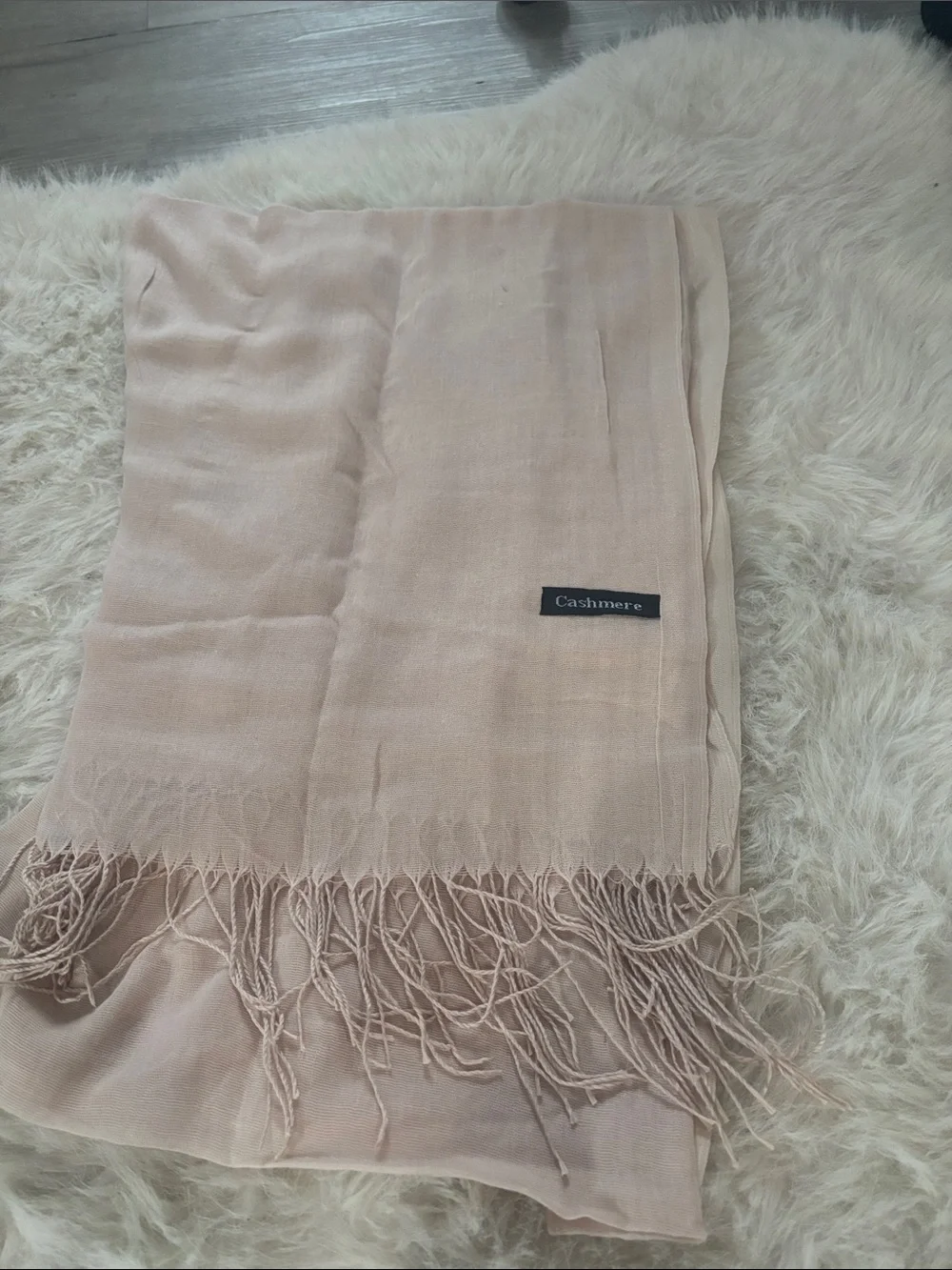Soft Cashmere Light Blush Scarf - Women Accessories